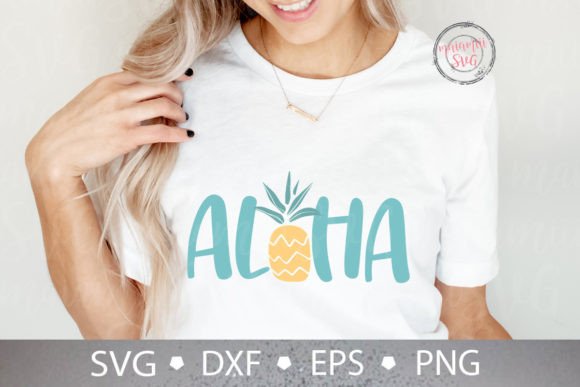 Aloha Summer SVG: Graphics for T-Shirt Designs