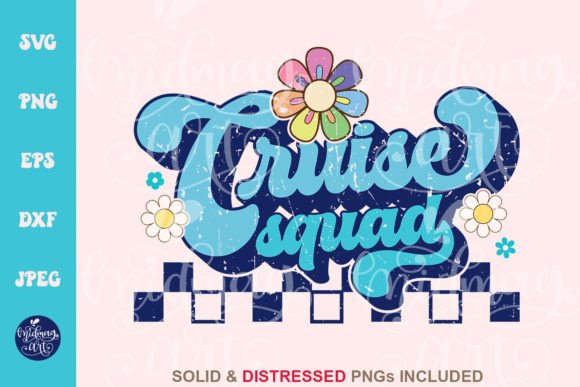 Cruise Squad SVG Graphics for Summer T-Shirt Designs