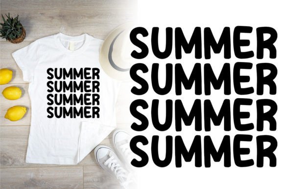 Funny Summer Typography T Shirt – A Playful Graphic Design Asset for T-Shirt Designs