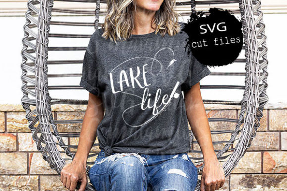 Lake Life SVG Graphics for T-Shirt Designs & Branding