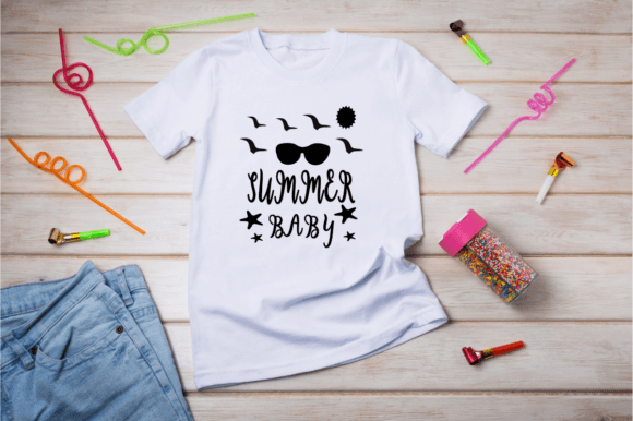 Summer Baby SVG Graphics for T-Shirt Designs