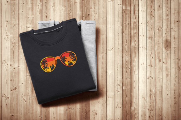 Summer Sunglass SVG File: A Fresh Graphic for T-Shirt Designs & Lifestyle Branding