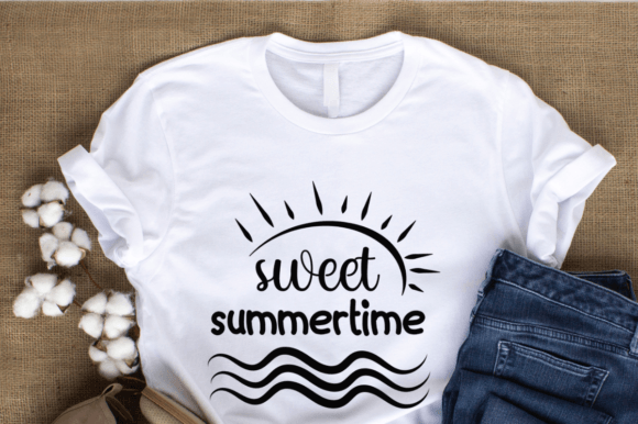 Sweet Summer Time SVG T-shirt Design – A Versatile Graphic for Crafters & Etsy Sellers