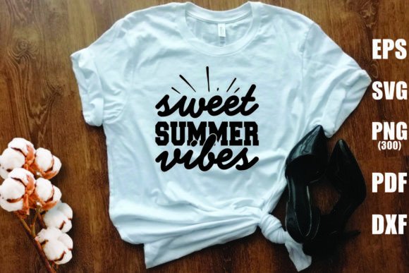 Sweet Summer Vibes T-Shirt Graphics & Design Bundle