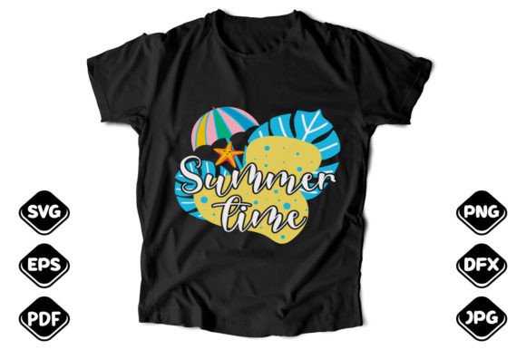 Vintage Summer Colorful T-shirt Design Review